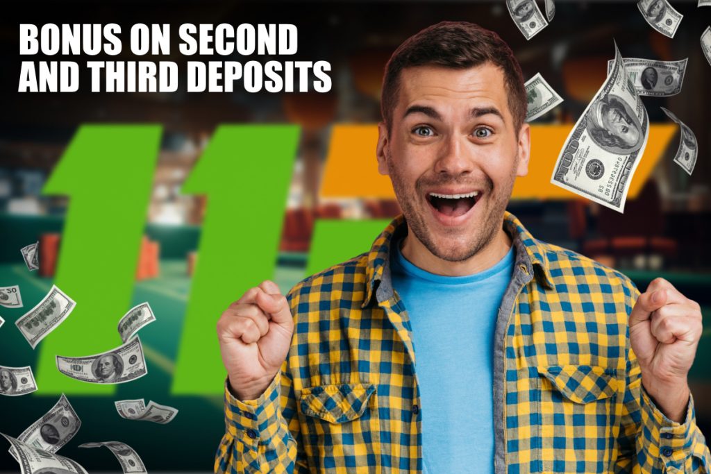 Bonus on Second and Third Deposits in 11ic App