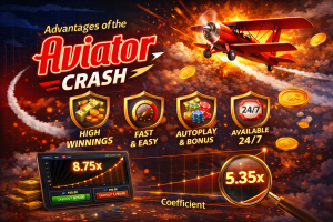 web banner Advantages of the Aviator Crash Game