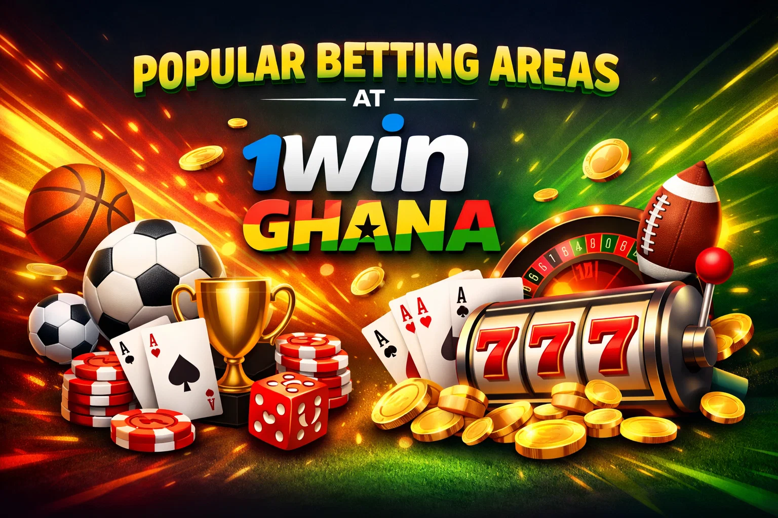 Betting at 1Win Ghana